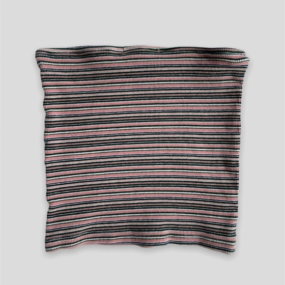 Pink Striped Brandy Melville Bandeau - XS/M - Picture 3 of 4
